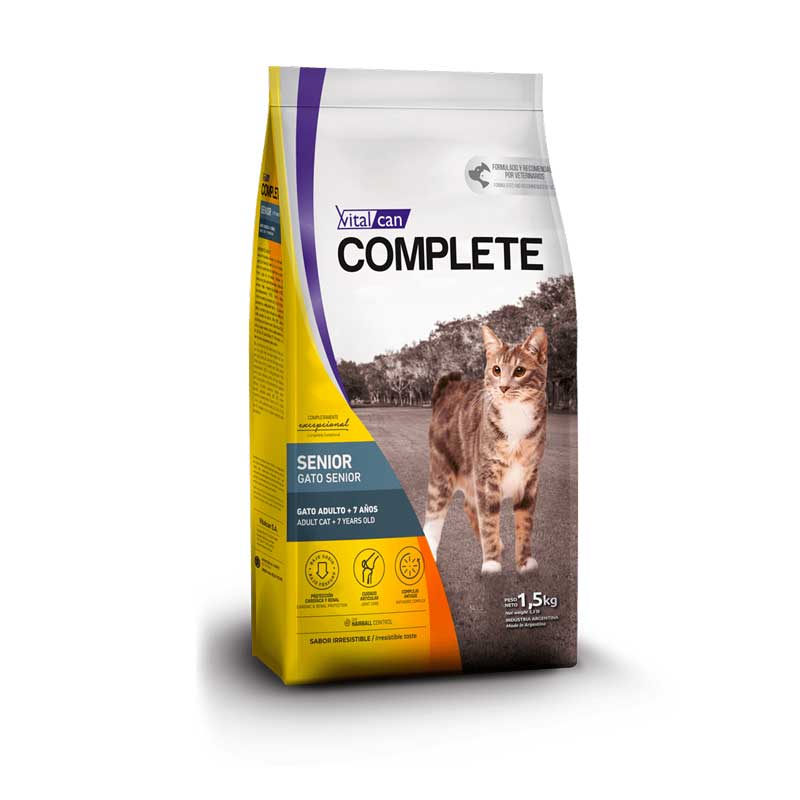 Vitalcan Complete para Gatos Senior - 7,5 Kg