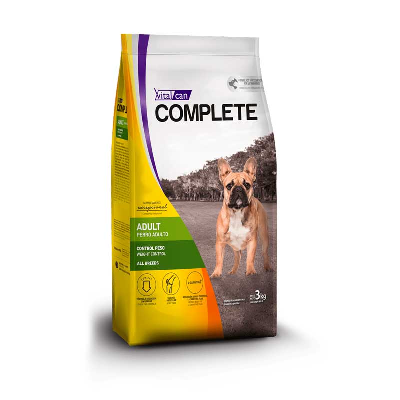 Vitalcan Complete Control de Peso para Perros - 3 Kg