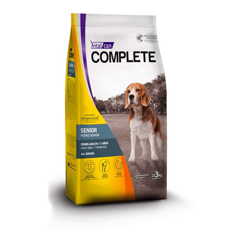 Vitalcan Complete para Perros Senior - 20 Kg