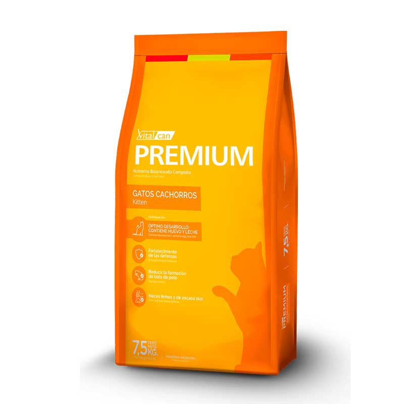 Vitalcan Premium para Gatitos - 7,5 Kg