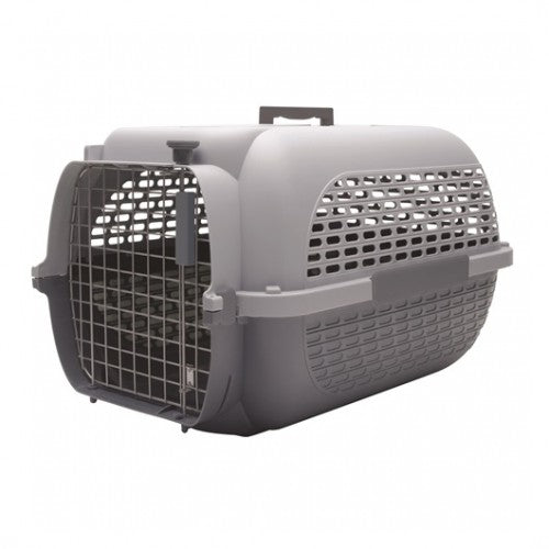 Caja de Transporte VOYAGEUR  - XL: 68 x 48 x 44 cm / Naranjo/Gris