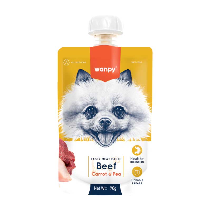 Wanpy Tasty Meat Paste Vacuno para Perros 90 gr