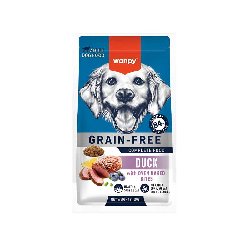 Wanpy Alimento Pato para Perros 1,5 Kg