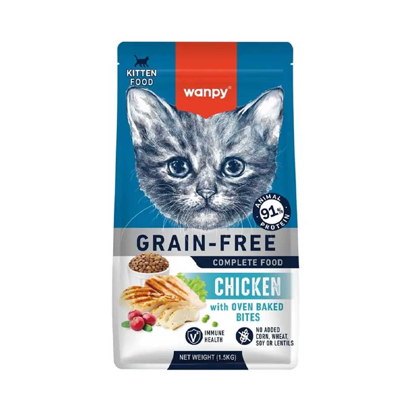 Wanpy Alimento Pollo para Gatitos 1,5 Kg