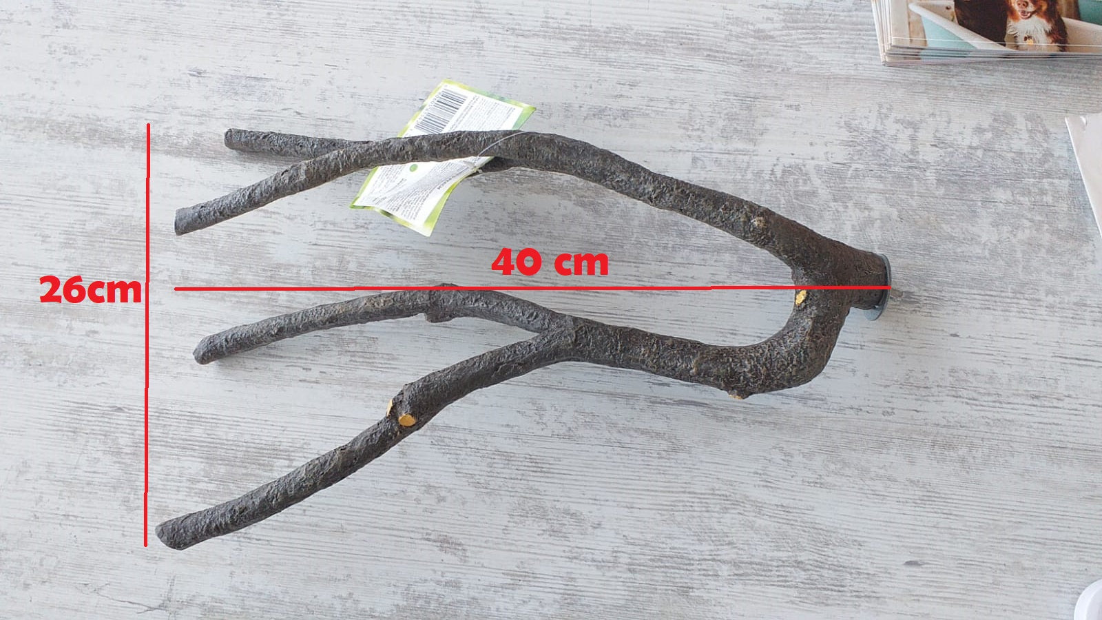 Percha de Poliresina para Aves