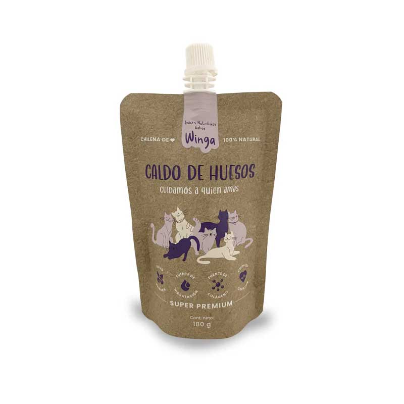 Winga Caldo de Huesos para Gatos 180 g