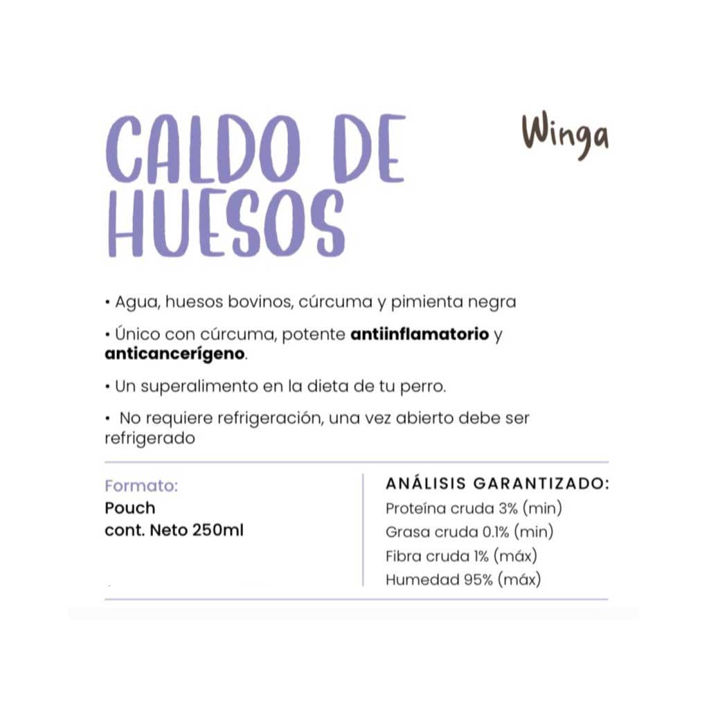 Winga Caldo de Huesos para Perros 250 ml