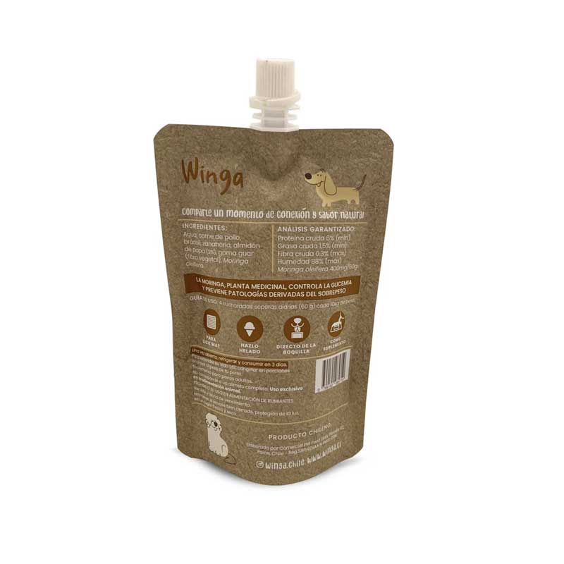 Winga Chicken Fiesta para Perros 180 g