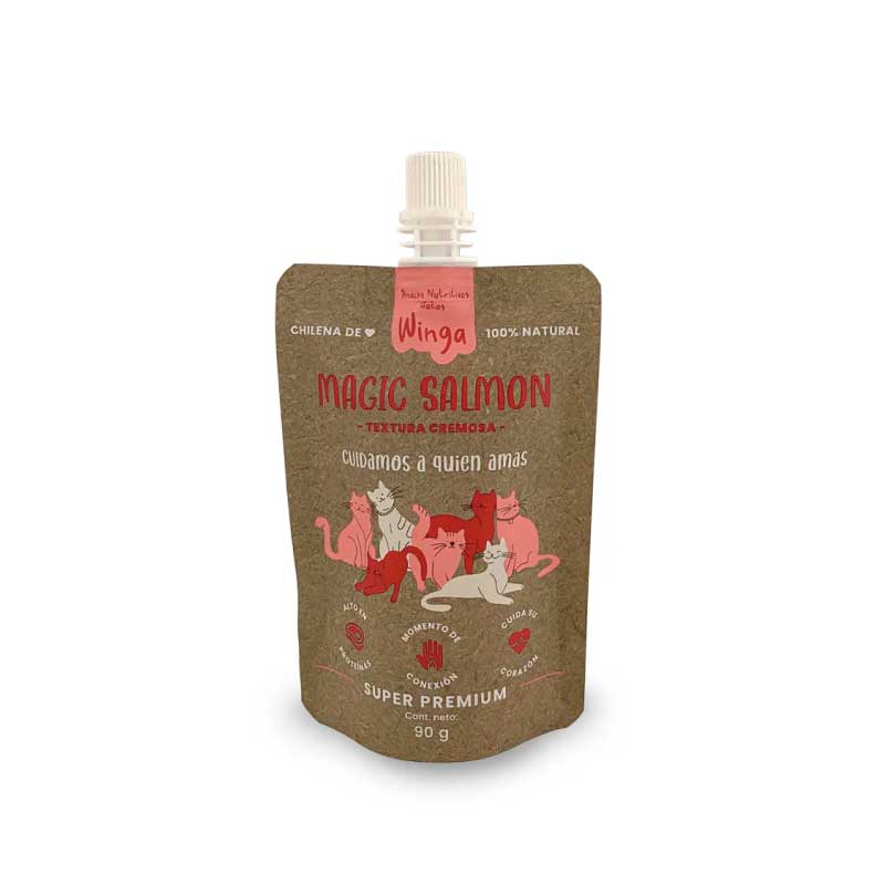 Winga Magic Salmon para Gatos 90 g