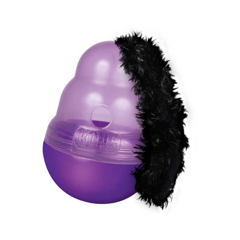 Juguete y Comedero KONG "Wobbler" para Gatos