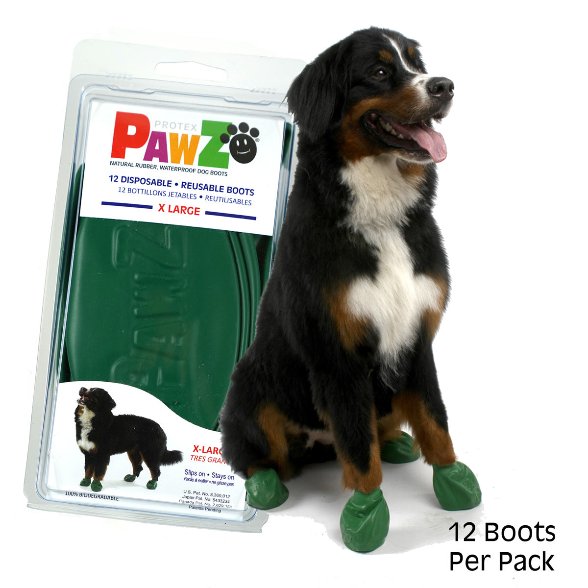 Botas de Goma PawZ Talla XL - verde