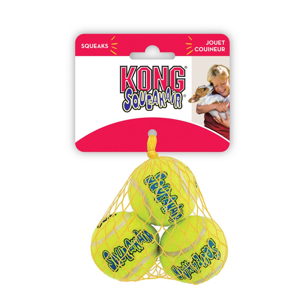 Pelotas de Tenis SqueakAir® Kong - Mediumx3