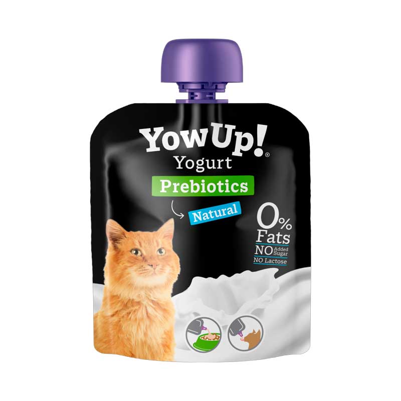 Yow Up! Yogurt Natural Prebiotics para Gatos 85 g