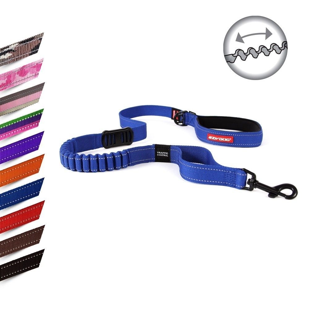 Correa Zero Shock™ 48" Absorción de Impacto EzyDog - Bubble Gum