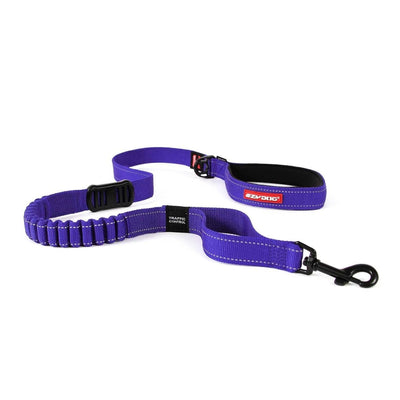 Correa Zero Shock™ 48" Absorción de Impacto EzyDog - Negro