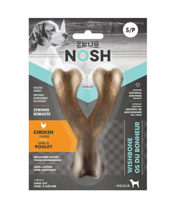 Juguete Masticable Wishbone Nosh Sabor Pollo