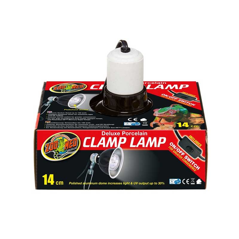 Lámpara de Porcelana con Abrasadera - 100 W