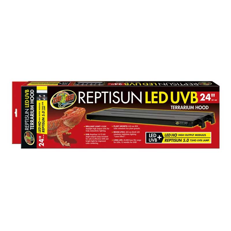 Lámpara Cubierta Terrario ReptiSun LED UVB 60 cm