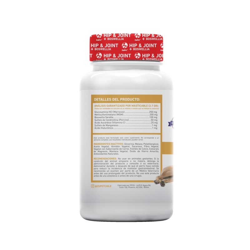Suplemento Nutracéutico Articular Hip & Joint