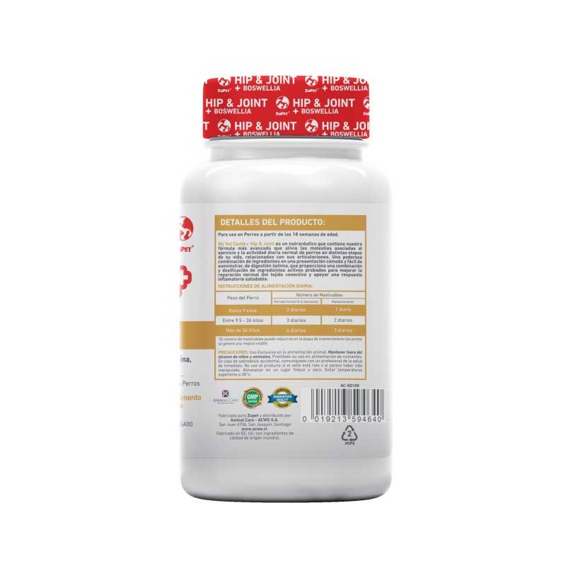 Suplemento Nutracéutico Articular Hip & Joint