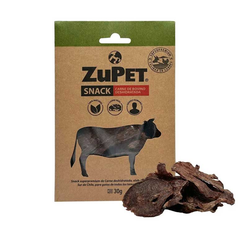 Zupet Snack Deshidratado de Bovino para Gatos 30 gr