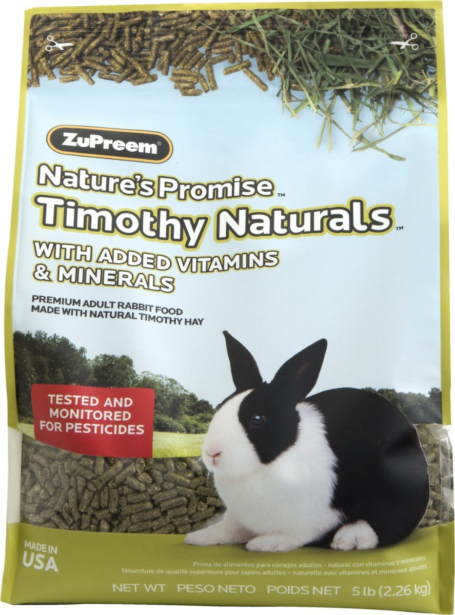 ZuPreem Nature's Promise Timothy Naturals Alimento para Conejo Adulto  - 4,54 kilos