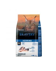 Bravery Arenque para Gatos Senior 2 kg