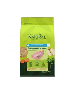 Guabi Natural Pollo y Arroz Integral para Cachorros Raza Mini y Pequeña