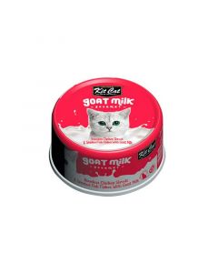 Kit Cat Lata Goat Milk Gourmet Pollo y Pescado Ahumado 70 g