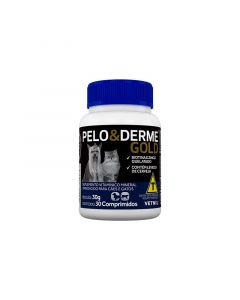 Pelo & Derme Gold Suplemento 30 comprimidos
