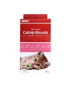 Galletas de Catnip y Salmón Bioline