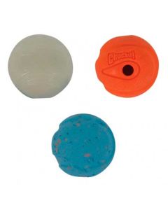 Pack 3 Pelotas Chuckit!: Whitles, Glow y Natural 