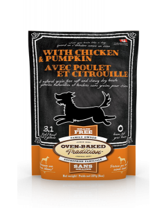 Premios Oven-Baked Pollo y Calabaza para Perros 227 g