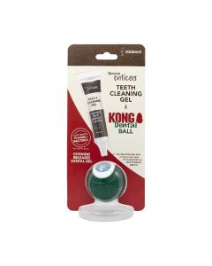 Kong Pelota Dental con Tropiclean Gel Dental