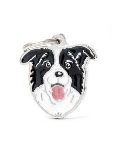 Placa Friends Perro "My Family" Border Collie