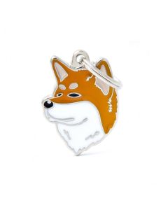 Placa Friends Perro "My Family" Akita Inu