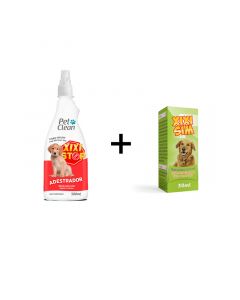 Kit Educador Xixi Aquí + Xixi Stop Pet Clean