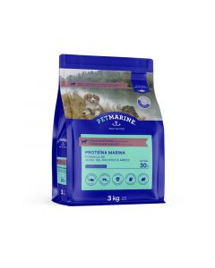 Pet Marine Jurel del Pacífico y Arroz para Cachorros Razas Pequeñas 3 Kg