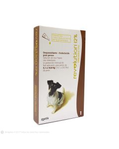 Antiparasitario REVOLUTION 12% para Perros de 5,1 a 10 kg