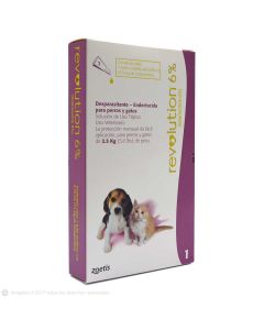 Antiparasitario REVOLUTION 6% para Perros y Gatos 2,5 kg