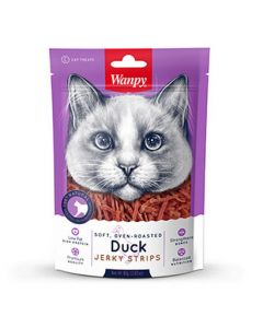 Snack Wanpy "Jerky Strips" Pato Gatos