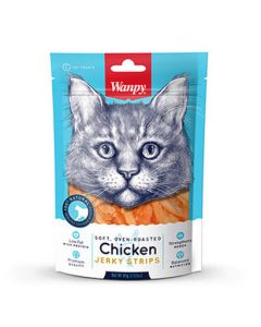 Snack Wanpy "Jerky Strips" Pollo para Gatos