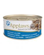 Applaws Lata Pechuga de Atún y Cangrejo con Caldo para Gatos 70 g