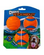 Pack 3 Pelotas Chuckit!: Ultra, Fetch y Rugged 