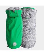 Impermeable Reversible Verde para Perros